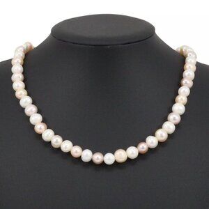 Baroque pearl Necklace 2 tone color Pearl/metallic 55.1g Women